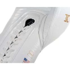 Hit N Move Lace Up Pro Balance – White/Gold -Boxing Shop 2G3A0507 scaled copy