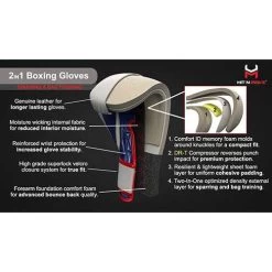 Hit N Move Lace Up Pro Balance – White/Gold -Boxing Shop 2in1 Graphic copy 2