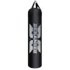 6FT MUAY Thai Punching Bags - Black & Silver "Deranged" By Danger Equipment