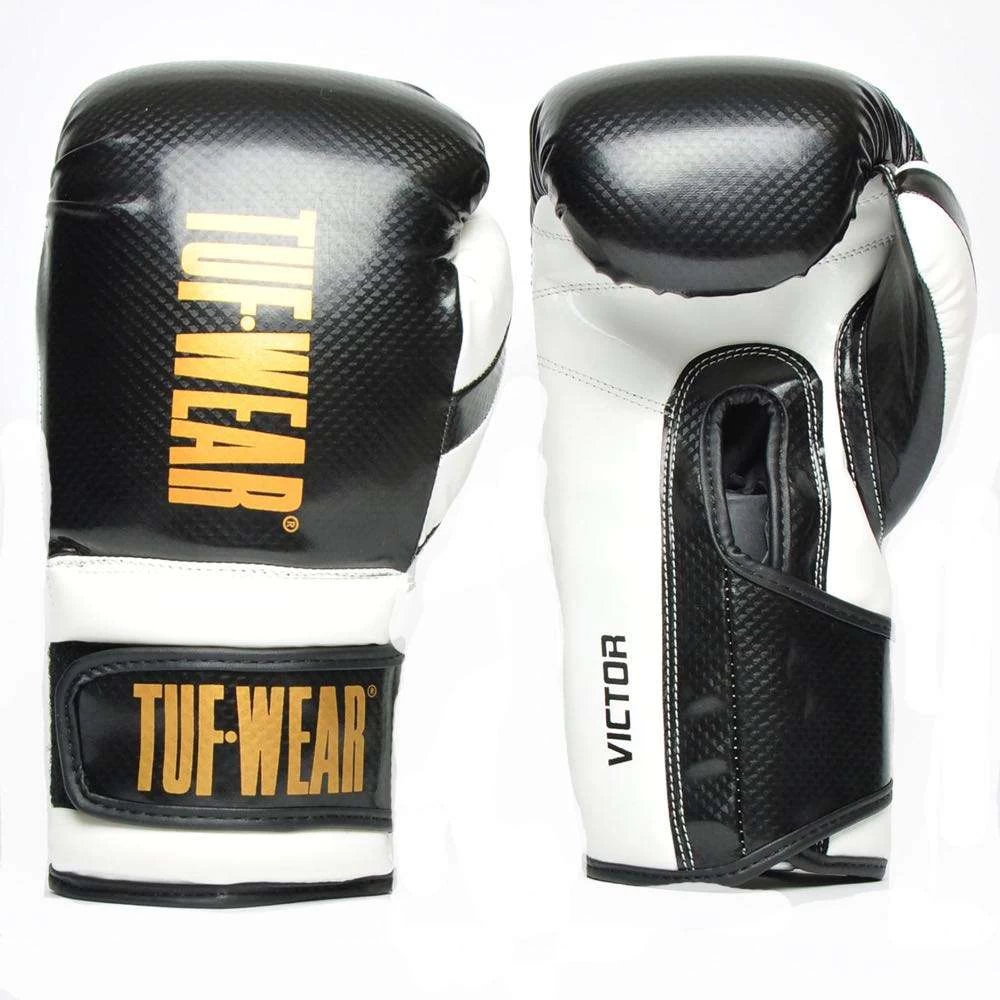 Tuf Wear Victor Training Glove – Black/White/Gold