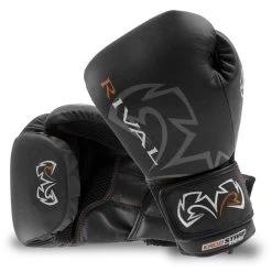 Rival RS10V Optima Hook And Loop Sparring Gloves – Black