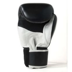 Sandee Cool-Tec Leather Sparring Glove – Black/Gold/White 5 Sandee Cool-Tec Leather Sparring Glove – Black/Gold/White -Boxing Shop SandeeCoolTecVelcroBlackGoldWhiteLeatherBoxingGloveBack