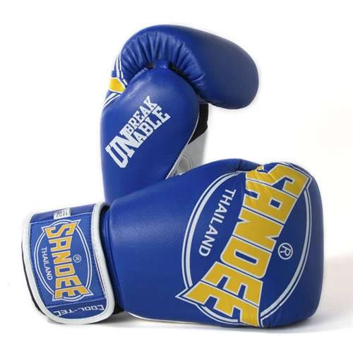 Sandee Cool-Tec Leather Sparring Glove – Blue/Yellow/White 1 Sandee Cool-Tec Leather Sparring Glove – Blue/Yellow/White