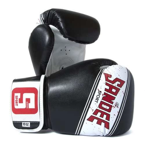 Sandee Sport Synthetic Leather Boxing Glove – Red/White 4 Sandee Sport Synthetic Leather Boxing Glove – Red/White - Image 4