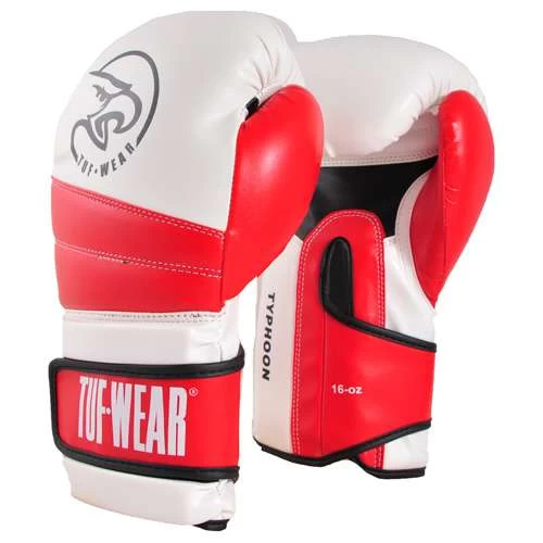 Tuf Wear Typhoon Training Boxing Glove – Red/White 5 Tuf Wear Typhoon Training Boxing Glove – Red/White - Image 5