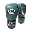 Heavy Hitters Cowhide Leather Champion Boxing Gloves – Green/Black