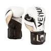 Venum Elite Evo Boxing Gloves – White/Gold