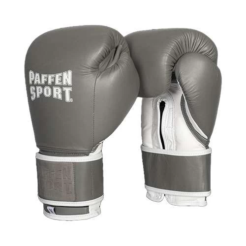 Paffen Sport Klett Hook & Loop Sparring Gloves – Grey/White 1 Paffen Sport Klett Hook & Loop Sparring Gloves – Grey/White