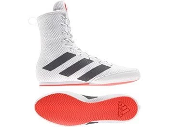 Adidas Box Hog 3 Boxing Boots - White/Black/Red 1 Adidas Box Hog 3 Boxing Boots - White/Black/Red