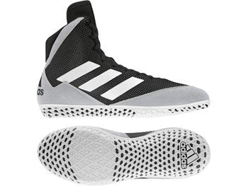 Adidas Mat Wizard 5 Wrestling Boot Black/White 1 Adidas Mat Wizard 5 Wrestling Boot Black/White