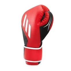 Adidas Speed Tilt 350 Hook & Loop Boxing Gloves – Black/White -Boxing Shop adispd350tg velcro red black white 02 copy 1