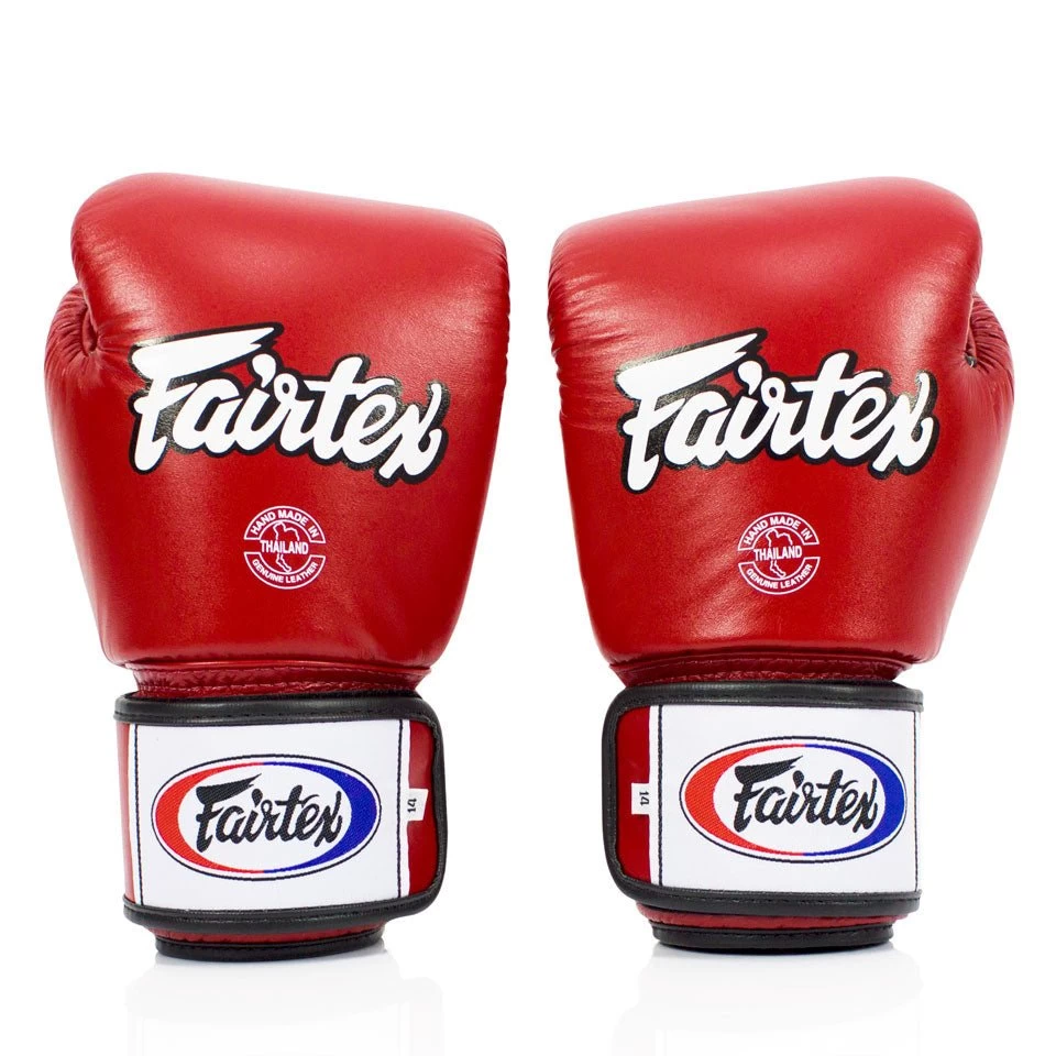 BGV1-B Fairtex Red Breathable Gloves 2 BGV1-B Fairtex Red Breathable Gloves - Image 2