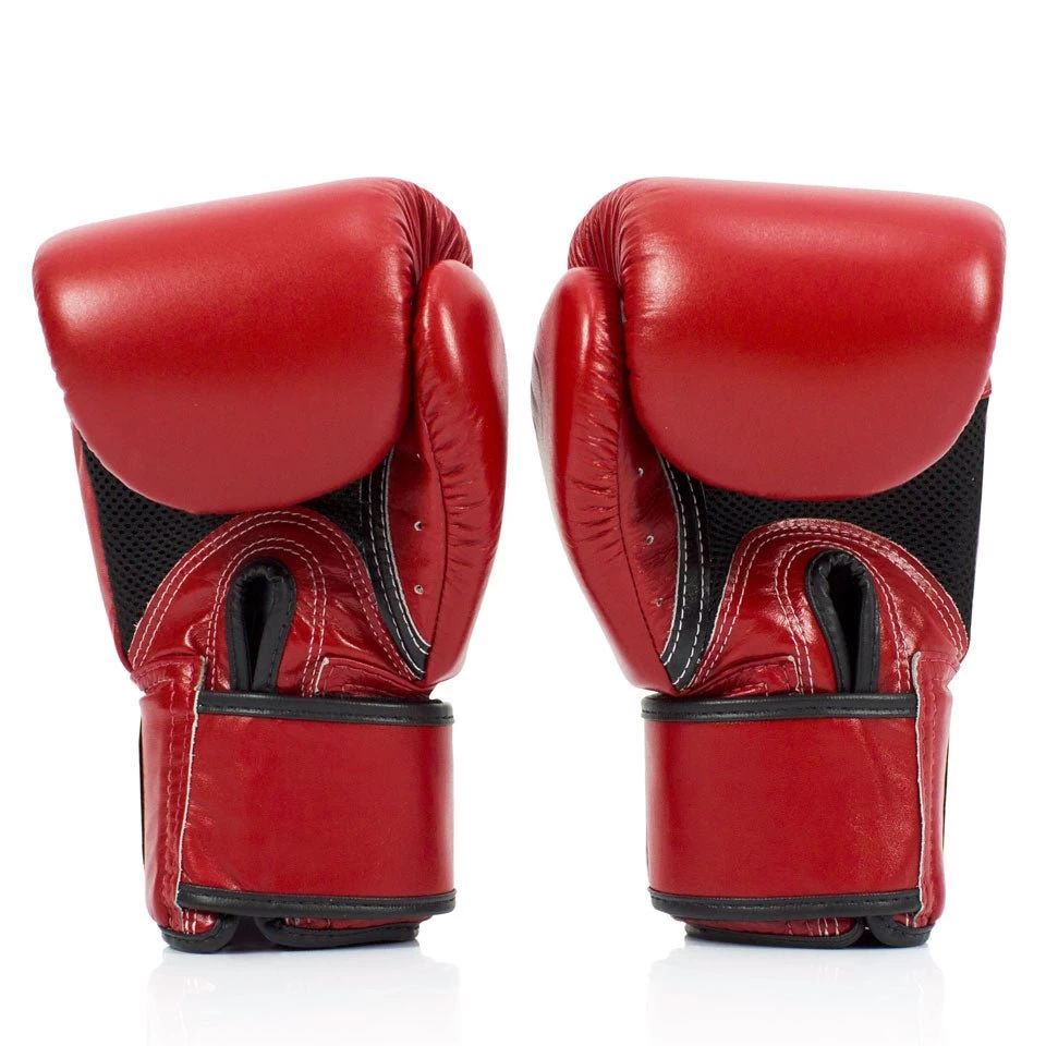 BGV1-B Fairtex Red Breathable Gloves 4 BGV1-B Fairtex Red Breathable Gloves - Image 4