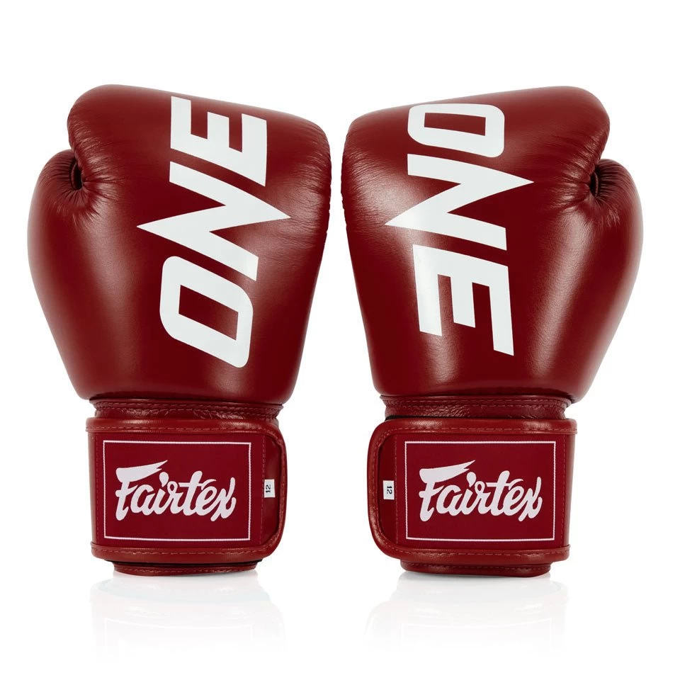 BGV1 Fairtex X ONE Championship Red Boxing Gloves 4 BGV1 Fairtex X ONE Championship Red Boxing Gloves - Image 4