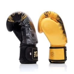 BGV26 Fairtex Harmony Six Black-Gold Boxing Gloves -Boxing Shop bgv26 fairtex harmony six black gold boxing gloves 654427