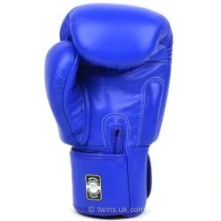 BGVL3 Twins Blue Velcro Boxing Gloves -Boxing Shop bgvl3 twins blue velcro boxing gloves 859460