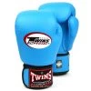 BGVL3 Twins Light Blue Velcro Boxing Gloves