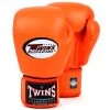 BGVL3 Twins Orange Velcro Boxing Gloves