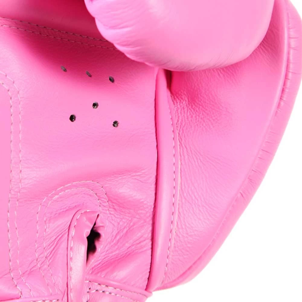 BGVL3 Twins Pink Velcro Boxing Gloves 2 BGVL3 Twins Pink Velcro Boxing Gloves - Image 2