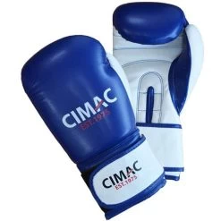 Cimac Artificial Leather Boxing Gloves – Red/White -Boxing Shop blue glovescimac 1