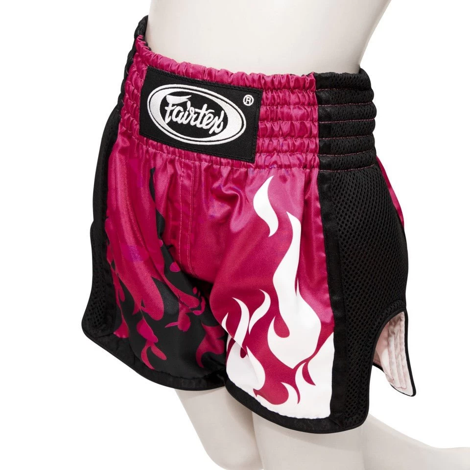 BSK2101 Fairtex Kids Muay Thai Shorts Eternal Flame 2 BSK2101 Fairtex Kids Muay Thai Shorts Eternal Flame - Image 2