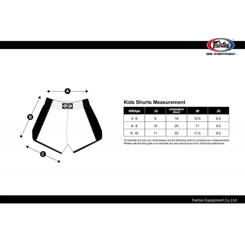 BSK2102 Fairtex Kids Muay Thai Shorts Summer 5 BSK2102 Fairtex Kids Muay Thai Shorts Summer - Image 5
