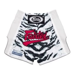 BSK2103 Fairtex Kids Muay Thai Shorts White Tiger 7 BSK2103 Fairtex Kids Muay Thai Shorts White Tiger -Boxing Shop bsk2103 fairtex kids muay thai shorts white tiger 386433