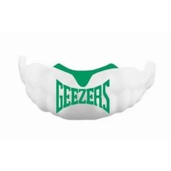 Geezers Custom Made Dentist Fit 2 Colour Mouthguard -Boxing Shop custom dentist fit moughtguard white green 1 1 1 1 1 1 1 1