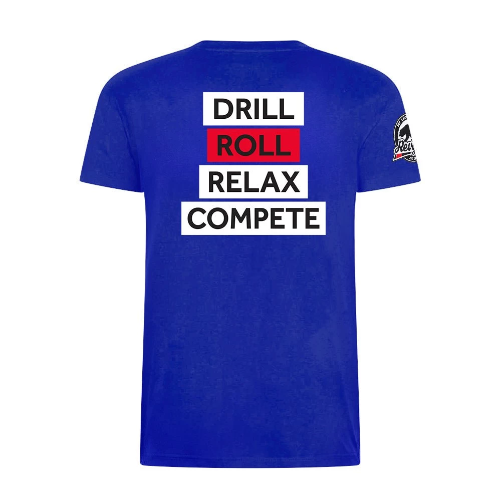 Drill Roll Relax Compete Brazilian Jiu Jitsu Tee 2 Drill Roll Relax Compete Brazilian Jiu Jitsu Tee - Image 2