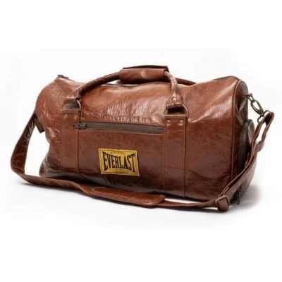 Everlast 1910 Leather Gym Bag Brown 1 Everlast 1910 Leather Gym Bag Brown