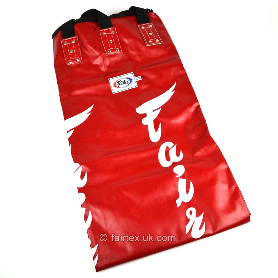 Fairtex 6ft Red Banana Kick Bag - Filled 45kg 2 Fairtex 6ft Red Banana Kick Bag - Filled 45kg - Image 2