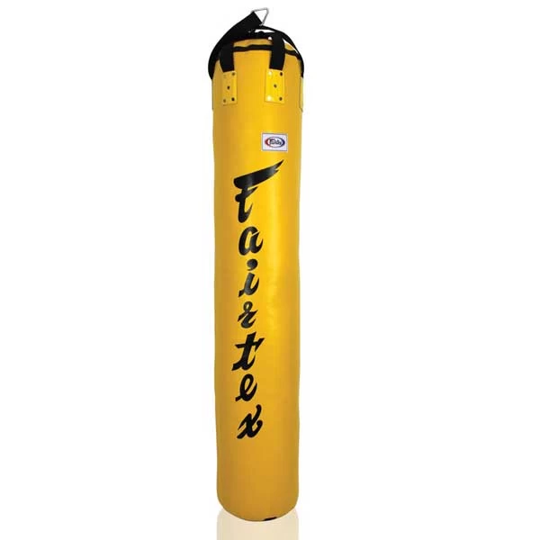 Fairtex 6ft Yellow Banana Kick Bag - Filled 45kg 1 Fairtex 6ft Yellow Banana Kick Bag - Filled 45kg
