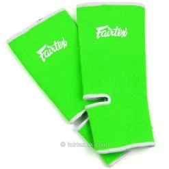 Fairtex AS1 Ankle Supports Green White