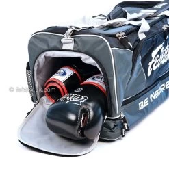 Fairtex BAG2 Grey Heavy Duty Gym Bag -Boxing Shop fairtex bag2 grey heavy duty gym bag 162812