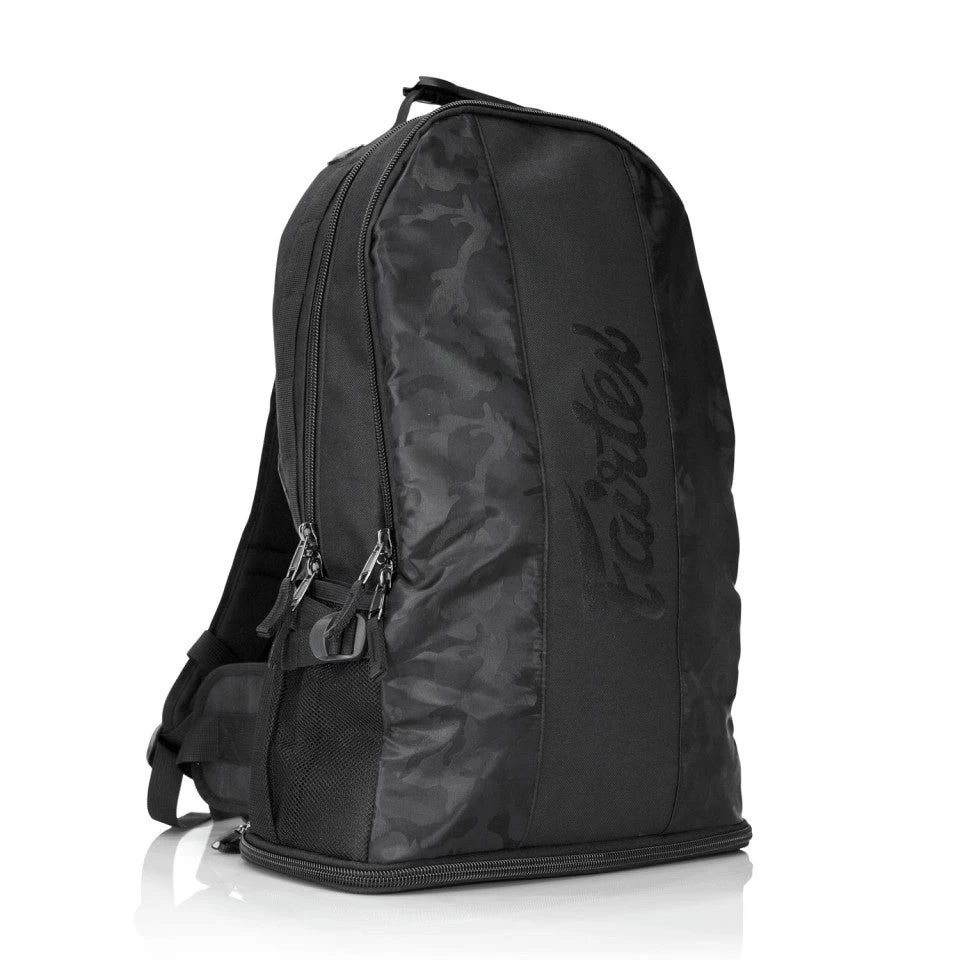 Fairtex BAG4 Black Camo Rucksack Gym Bag 1 Fairtex BAG4 Black Camo Rucksack Gym Bag