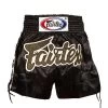 Fairtex BS0601 Black Laced Sides Muay Thai Shorts