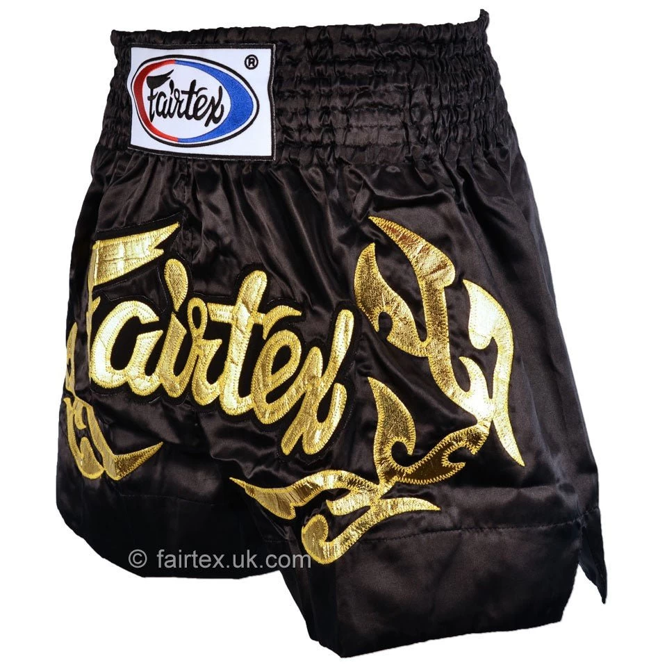 Fairtex BS0646 Eternal Gold Muay Thai Shorts 2 Fairtex BS0646 Eternal Gold Muay Thai Shorts - Image 2