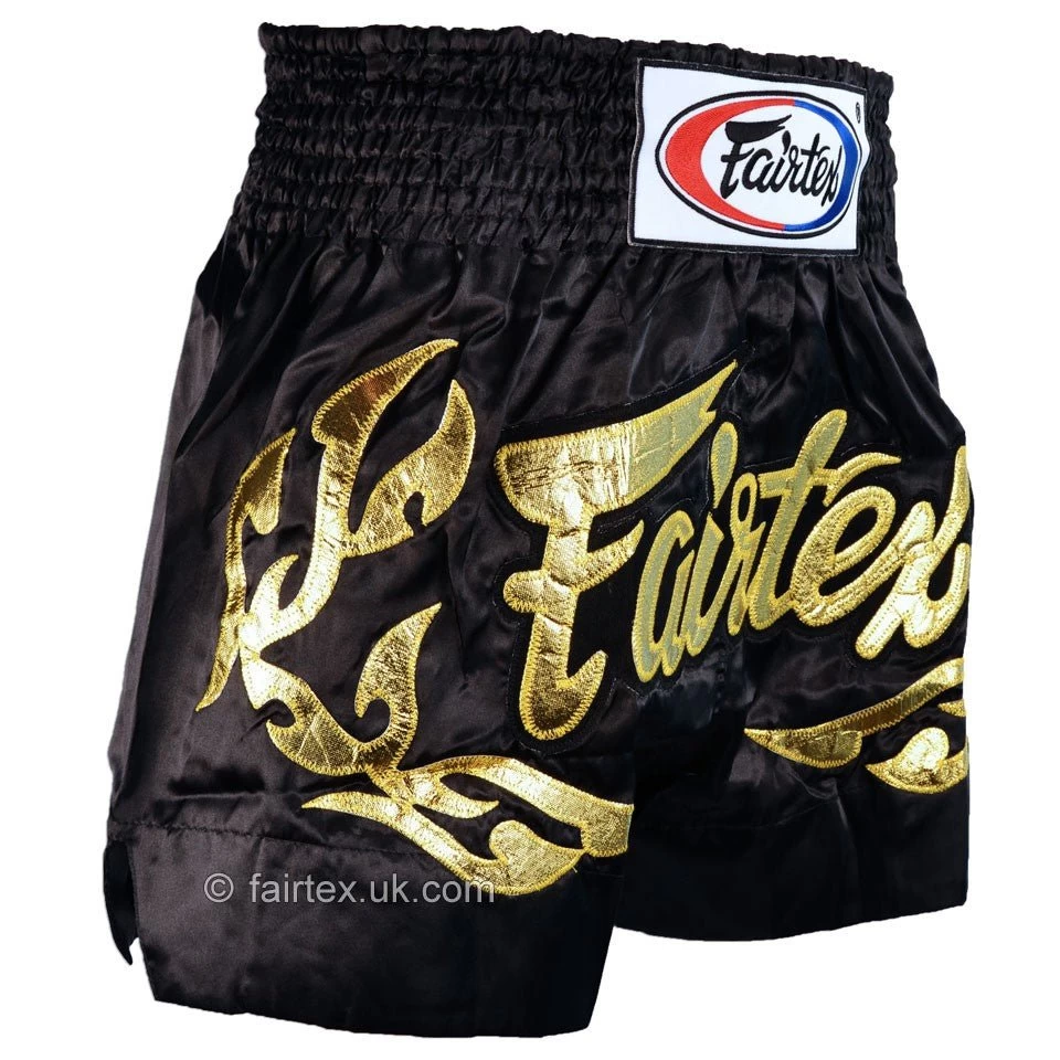 Fairtex BS0646 Eternal Gold Muay Thai Shorts 3 Fairtex BS0646 Eternal Gold Muay Thai Shorts - Image 3
