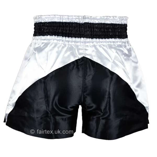 Fairtex BS0650 Monochrome Muay Thai Shorts 2 Fairtex BS0650 Monochrome Muay Thai Shorts - Image 2