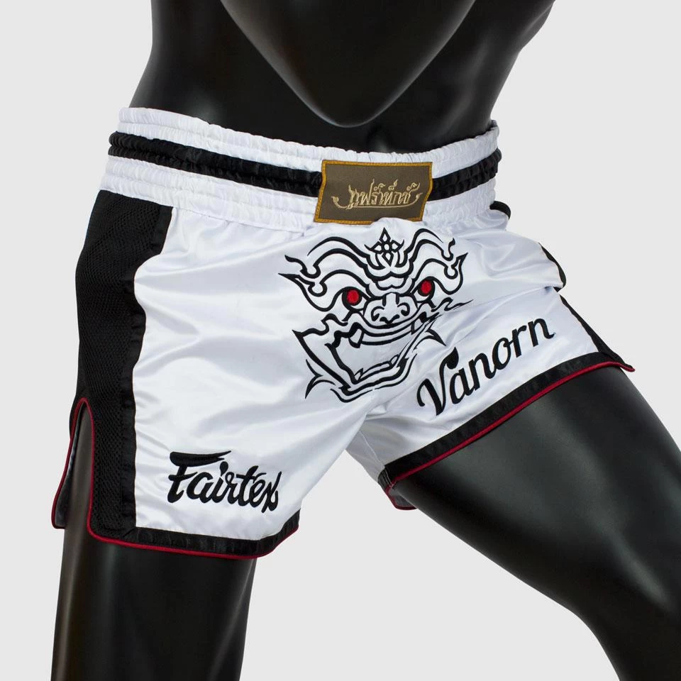 Fairtex BS1712 Slim Cut Muay Thai Shorts - Vanorn 2 Fairtex BS1712 Slim Cut Muay Thai Shorts - Vanorn - Image 2