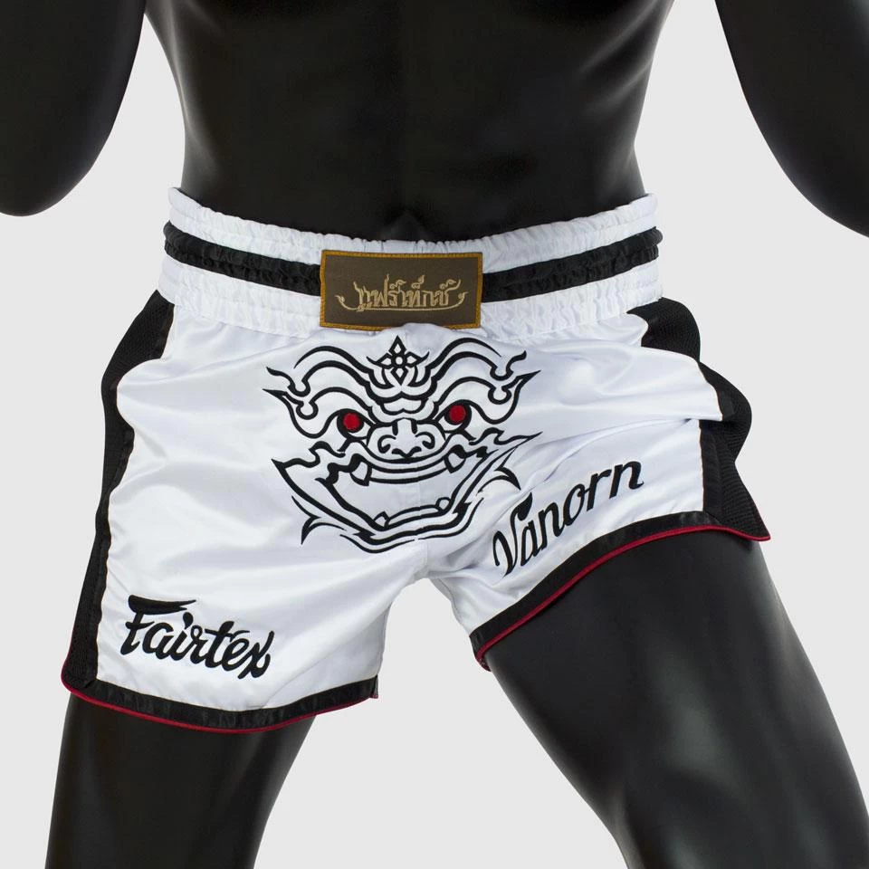 Fairtex BS1712 Slim Cut Muay Thai Shorts - Vanorn 1 Fairtex BS1712 Slim Cut Muay Thai Shorts - Vanorn