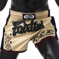 Fairtex BS1713 Slim Cut Muay Thai Shorts - Khaki