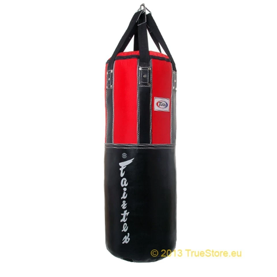 Fairtex HB3 Extra Large Leather Heavy Bag (FILLED 35kg) 1 Fairtex HB3 Extra Large Leather Heavy Bag (FILLED 35kg)
