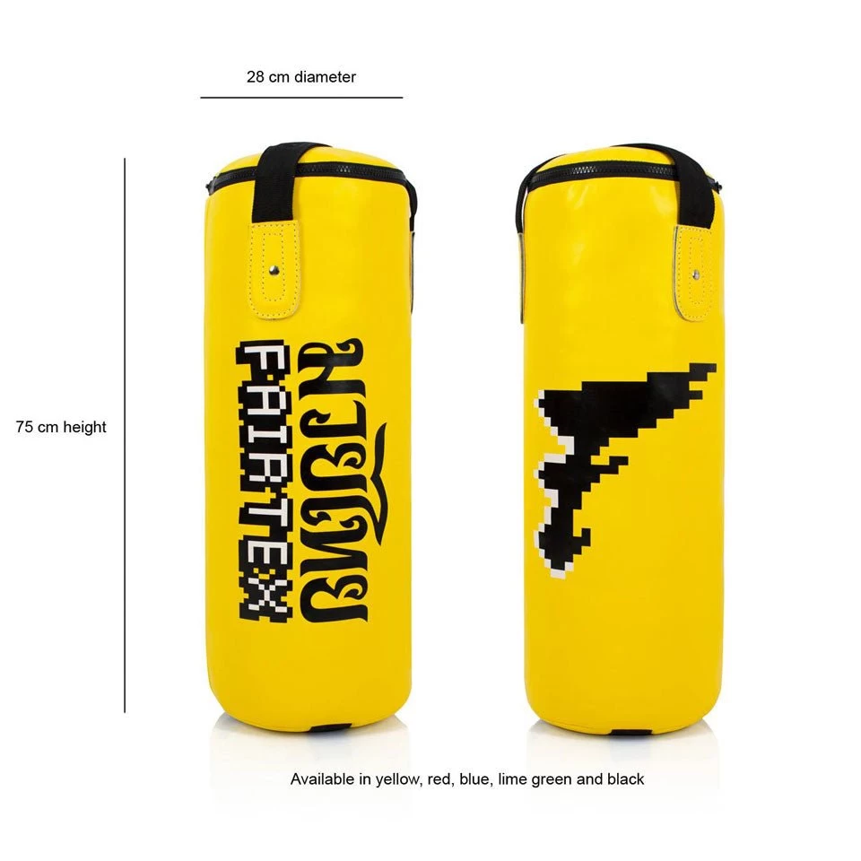 Fairtex HBK1 Kids Punchbag - Yellow 1 Fairtex HBK1 Kids Punchbag - Yellow
