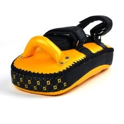 Fairtex Light Weight Thai Kick Pads - Gold -Boxing Shop fairtex light weight thai kick pads gold 351257