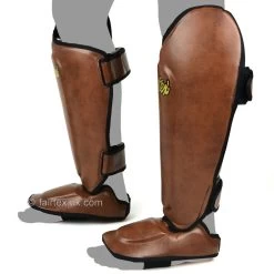 Fairtex Shin Guard SP8 Vintage Brown 18 Fairtex Shin Guard SP8 Vintage Brown -Boxing Shop fairtex shin guard sp8 vintage brown 317674