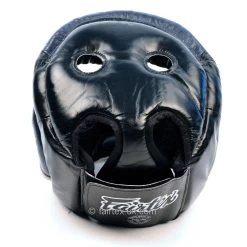 Fairtex Ultimate Full Coverage Headguard - Black And Blue -Boxing Shop fairtex ultimate full coverage headguard black and blue 884500