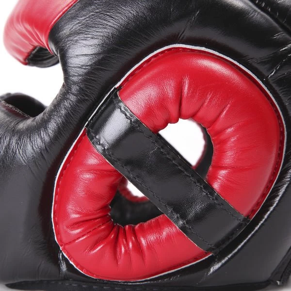 Fairtex Ultimate Full Coverage Headguard - Black And Red 6 Fairtex Ultimate Full Coverage Headguard - Black And Red - Image 6