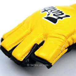 Fairtex Ultimate Mma Gloves FGV12 - Yellow -Boxing Shop fairtex ultimate mma gloves fgv12 yellow 627950