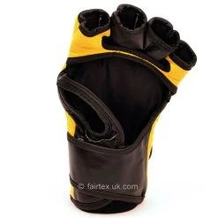 Fairtex Ultimate Mma Gloves FGV12 - Yellow -Boxing Shop fairtex ultimate mma gloves fgv12 yellow 640955